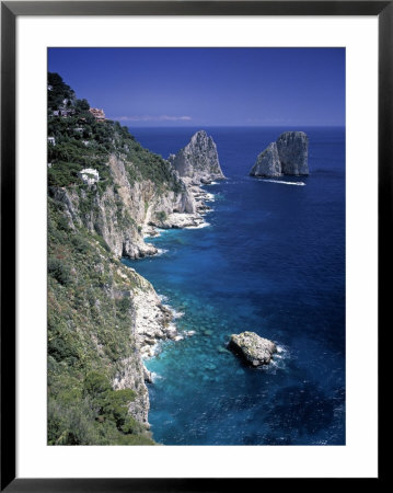 Faraglioni Rocks, Capri, Bay Of Naples, Itlay by Gavin Hellier Pricing Limited Edition Print image