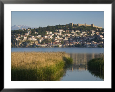 Morning View Of Old Town And Car Samoil's Castle, Ohrid, Macedonia by Walter Bibikow Pricing Limited Edition Print image