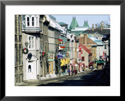 Rue Saint Louis, Quebec City, Quebec, Canada, North America by Bruno Morandi Pricing Limited Edition Print image