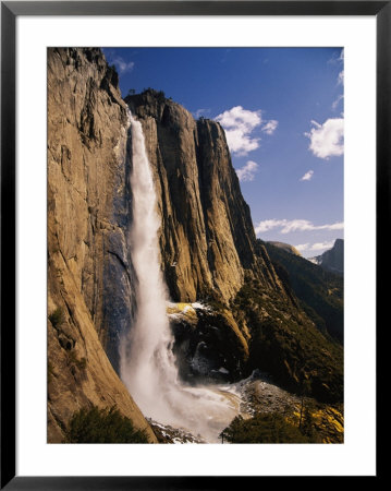 A Spectacular View Of A Waterfall In The Midst Of Some Cliffs by Paul Nicklen Pricing Limited Edition Print image
