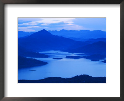 Lake Burera Near Ruhengeri Surrounded By Volcanos, Rwanda by Ariadne Van Zandbergen Pricing Limited Edition Print image