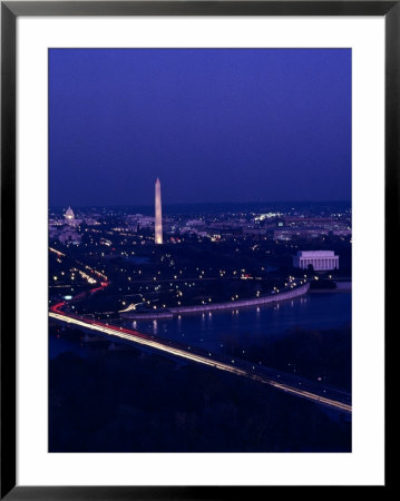 Washington D.C. At Night From Virginia, Washington, D.C. by Kenneth Garrett Pricing Limited Edition Print image