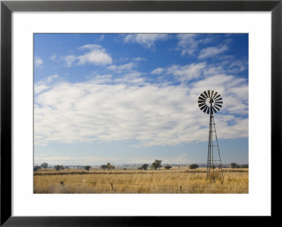 Windmill On Pasture, Manilla, New South Wales, Australia, Pacific by Jochen Schlenker Pricing Limited Edition Print image