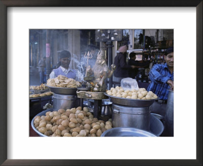 Street Food, Delhi, India by John Henry Claude Wilson Pricing Limited Edition Print image