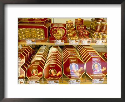 Famous Mozart Chocolates, Salzburg, Austria by Richard Nebesky Pricing Limited Edition Print image