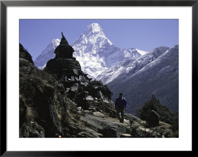 Ama Dablam Landscape, Nepal by Michael Brown Pricing Limited Edition Print image