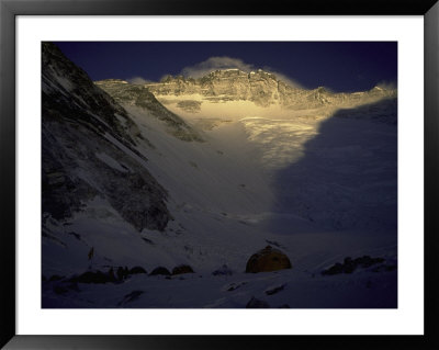 Sunkissed Advanced Basse Camp On Southside Of Everest, Nepal by Michael Brown Pricing Limited Edition Print image