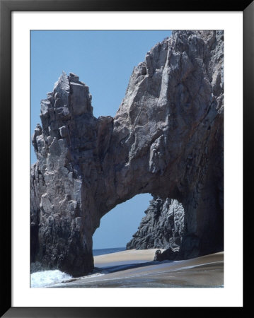Giant Rock Formation On Beach by Pat Canova Pricing Limited Edition Print image