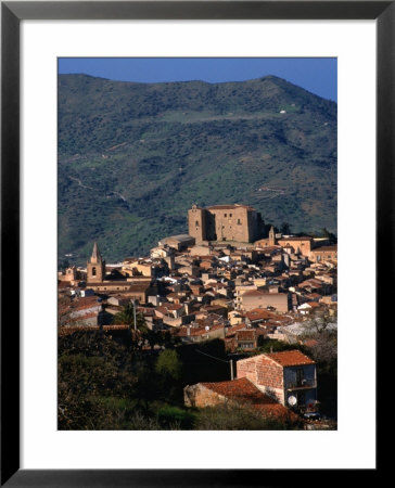 Castelbuono Hilltop Village, Italy by Wayne Walton Pricing Limited Edition Print image