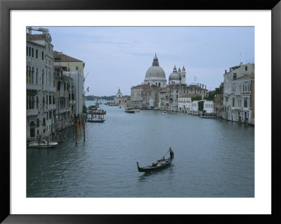 A Gondolier On The Grand Canal In Venice, Italy by Taylor S. Kennedy Pricing Limited Edition Print image