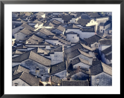 Roofs Of Huizhou-Styeld Traditional Houses, China by Keren Su Pricing Limited Edition Print image