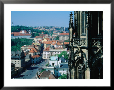 Hradcany District From Roof Of St. Vi'ta, Prague, Czech Republic by Richard Nebesky Pricing Limited Edition Print image
