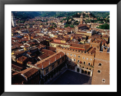 Rooftops Of Town From Torre Dei Lamberti Verona, Veneto, Italy by Glenn Beanland Pricing Limited Edition Print image