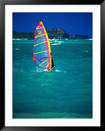 Windsurfer On The Shores Of Kailua Beach, Kailua, U.S.A. by Ann Cecil Pricing Limited Edition Print image
