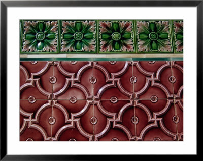 Decorative Tile Work At Thian Hock Keng Temple In Chinatown, Singapore by Glenn Beanland Pricing Limited Edition Print image