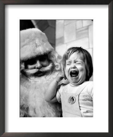 Ken Berends, Santa Claus In Training, During Practice Session For Santa Certificate At Santa School by Alfred Eisenstaedt Pricing Limited Edition Print image