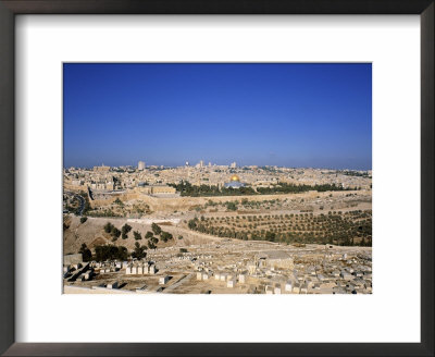 Jerusalem From Mt. Of Olives, Israel by Jon Arnold Pricing Limited Edition Print image