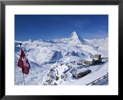 Gornergrat Mountain, Zermatt, Valais, Switzerland by Walter Bibikow Pricing Limited Edition Print image