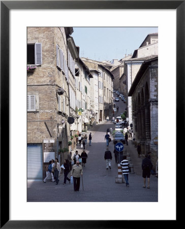 View Up Via Raffaello, Urbino, Marche, Italy by Richard Ashworth Pricing Limited Edition Print image