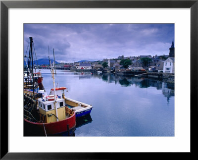 Fishing Boats In Village Harbour, Ullapool, Scotland by Gareth Mccormack Pricing Limited Edition Print image