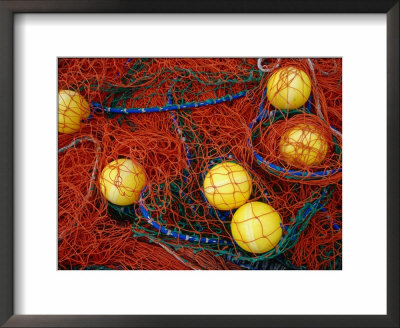 Fishing Nets On Dingle Pier,County Kerry, Munster, Ireland by Richard Cummins Pricing Limited Edition Print image
