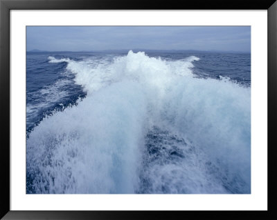 The Powerful Wake From A Motorised Boat As It Heads Out To Sea, Australia by Jason Edwards Pricing Limited Edition Print image