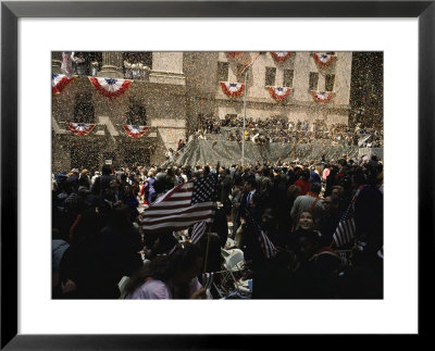 Crowds Gathered For A Ticker-Tape Parade by Ira Block Pricing Limited Edition Print image