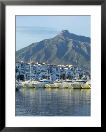 Puerto Banus Marina, Marbella, Malaga Province, Andalucia, Spain by Alan Copson Pricing Limited Edition Print image
