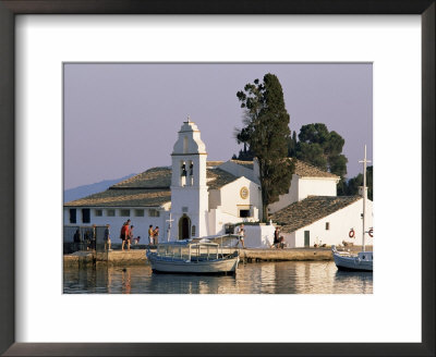 Monastery Vlachema, Kanoni, Corfu, Ionian Islands, Greece by Hans Peter Merten Pricing Limited Edition Print image