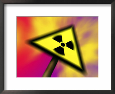 Radiation Sign, Computer Generated Image by Roger Sutcliffe Pricing Limited Edition Print image