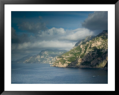 Morning View Of The Amalfi Coast, Positano, Campania, Italy by Walter Bibikow Pricing Limited Edition Print image