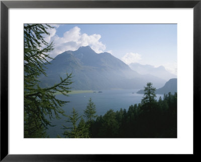 Lake Segl In The Engadin Valley Near St. Moritz, Switzerland by Taylor S. Kennedy Pricing Limited Edition Print image