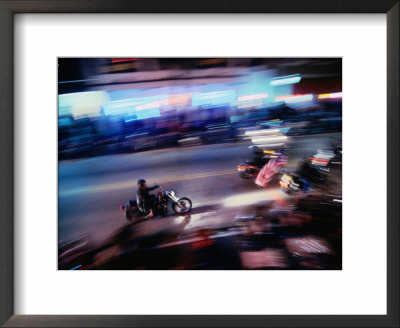 Motorbikes Take To Main Street During Bike Week, Daytona Beach, Florida, Usa by Lawrence Worcester Pricing Limited Edition Print image