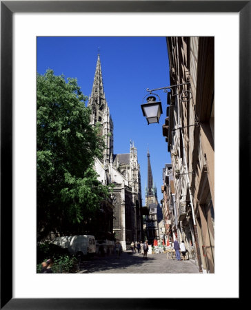Church And Cathedral, Rouen, Seine Maritime, Haute Normandie (Normandy), France by Roy Rainford Pricing Limited Edition Print image