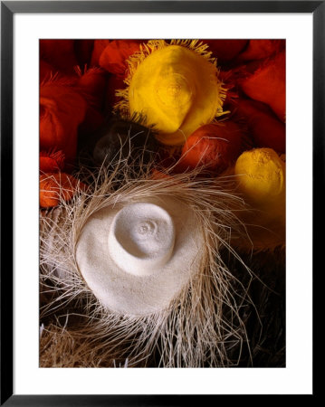 Panama Hats Piled Up At Factory, Cuenca, Ecuador by Juliet Coombe Pricing Limited Edition Print image