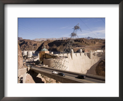 Traffic Crossing The Hoover Dam, Hoover Dam, Nevada by Taylor S. Kennedy Pricing Limited Edition Print image