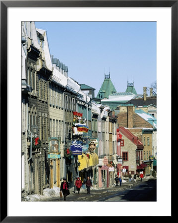 Rue Saint Louis, City Of Quebec, Quebec, Canada, North America by Bruno Morandi Pricing Limited Edition Print image