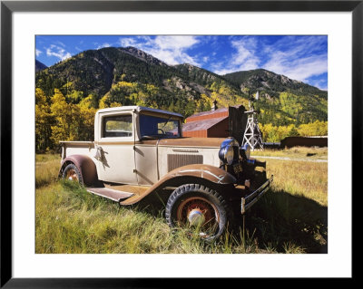 Old International Pickup Near Lake City, Colorado, Usa by Dennis Flaherty Pricing Limited Edition Print image