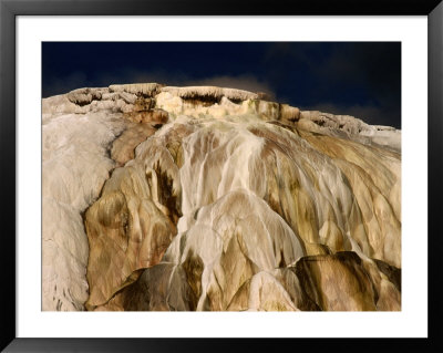 Canary Springs At Mammoth Hot Springs, Yellowstone National Park, Wyoming, Usa by Carol Polich Pricing Limited Edition Print image