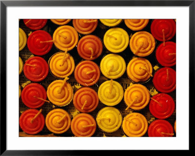 Candles Displayed For Sale, Bodhgaya, Bihar, India by Richard I'anson Pricing Limited Edition Print image