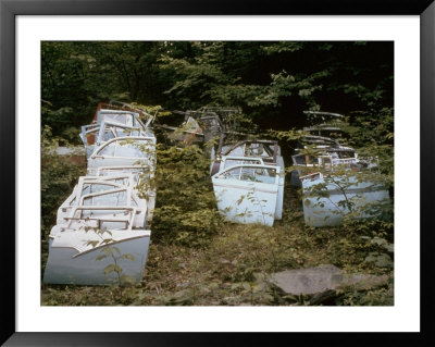 Rows Of Car Doors Ready For Resale In A Automobile Junkyard by Walker Evans Pricing Limited Edition Print image