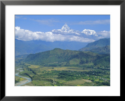 Mt. Machapuchare (Machhapuchhre) 7059M, 'The Fishtail' Peak, Himalayas, Nepal by Gavin Hellier Pricing Limited Edition Print image