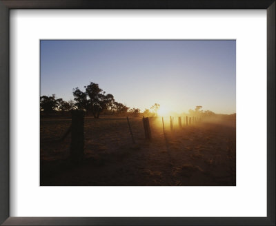 Sunset Through Dust Cloud On Drought-Stricken Farm by Jason Edwards Pricing Limited Edition Print image