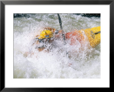 Kayaker Running Dowd Chute At The 2002 Vail Mountain Games Extreme Down River Race, Colorado, Usa by Mike Tittel Pricing Limited Edition Print image