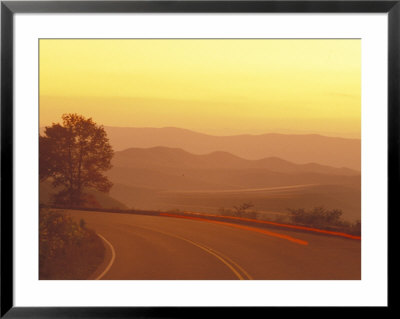 Carlights At Dusk On Skyline Drive In Shenandoah National Park by Richard Nowitz Pricing Limited Edition Print image