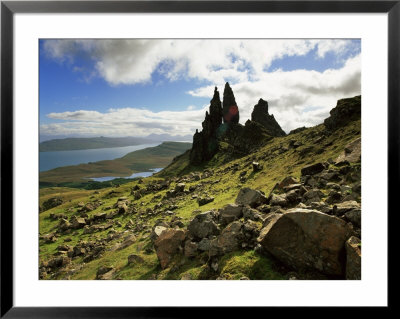 Old Man Of Storr, Overlooking Loch Leathan And Raasay Sound, Trotternish, Isle Of Skye, Scotland by Patrick Dieudonne Pricing Limited Edition Print image