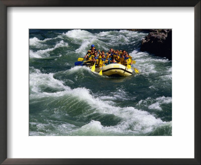 White-Water Rafting In Snake River, Jackson Hole, Jackson, Wyoming by John Elk Iii Pricing Limited Edition Print image