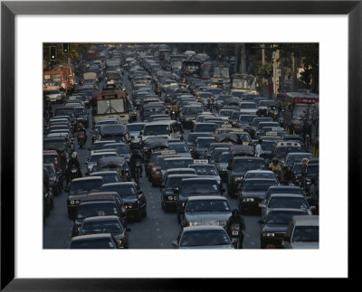 Traffic Congests A Bangkok Street by Jodi Cobb Pricing Limited Edition Print image