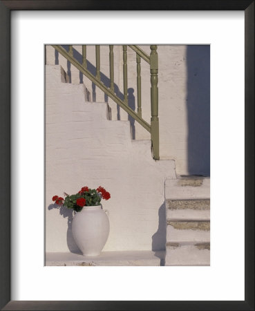 Building Detail, Paros Island, Cyclades Islands, Greece by Walter Bibikow Pricing Limited Edition Print image