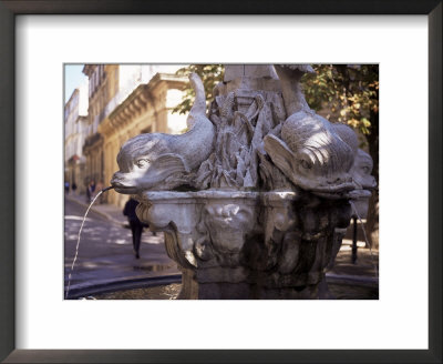 Fountain Of Four Dolphins, Aix En Provence, Bouches Du Rhone, Provence, France by John Miller Pricing Limited Edition Print image